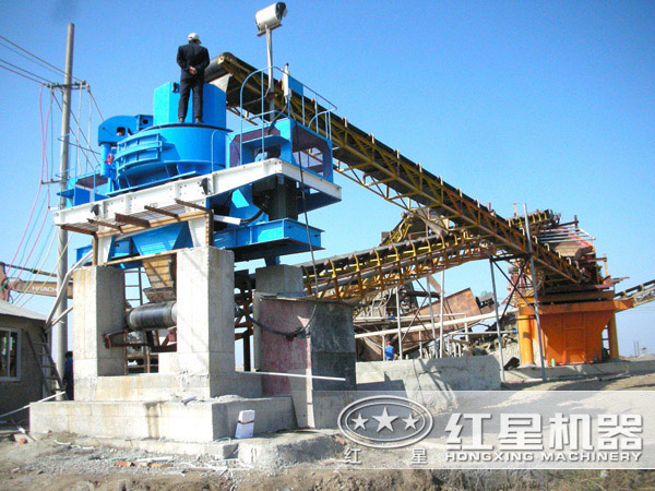 冲击式破碎机现场图