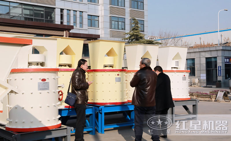 立式复合破客户参观现场 立式复合破客户参观现场