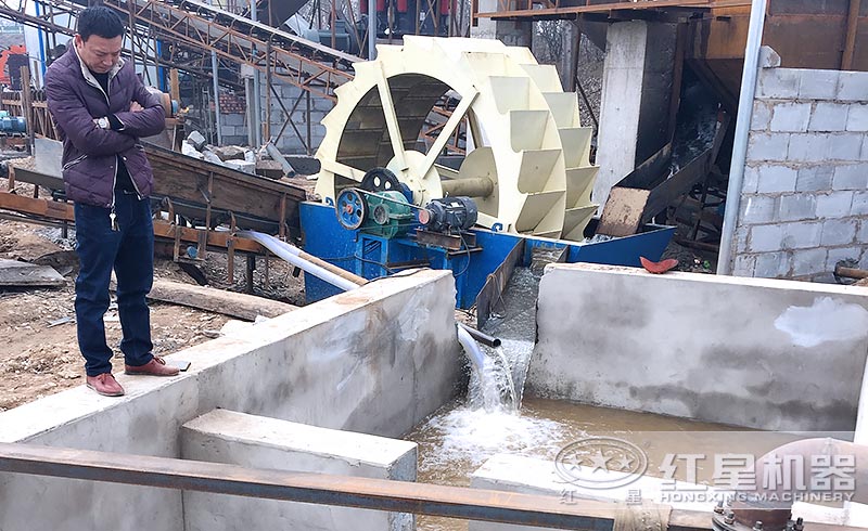 石英砂清洗现场