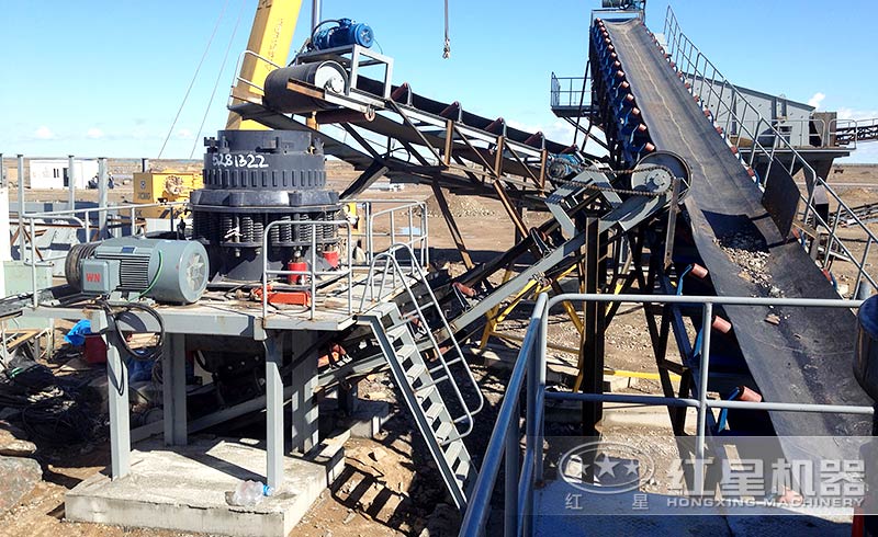 石英砂加工现场