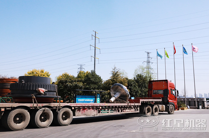 红星圆锥破正在发货途中