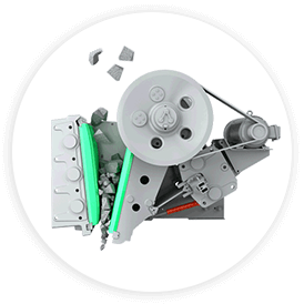 CJ系列欧版颚式破碎机工作原理