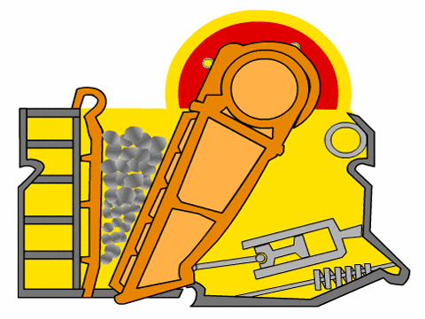 碎石机工作原理图