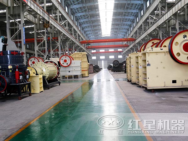 颚式破碎机生产车间