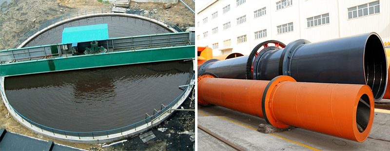 浓缩机和烘干机