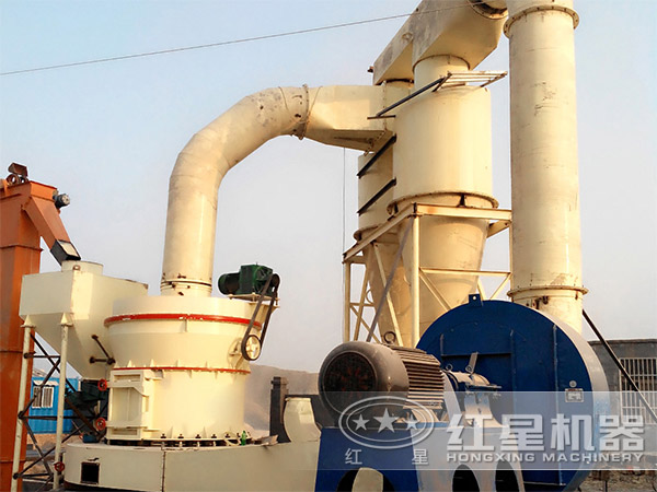 陕西膨润土磨粉生产线客户现场实拍