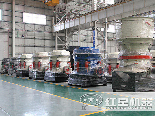 红星圆锥破碎机车间图
